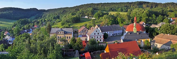 Panorama över byn — Stockfoto