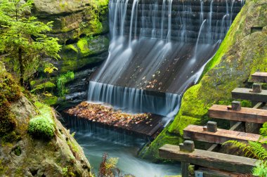 Dam in an Nature clipart