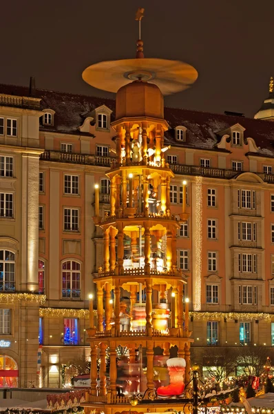 Mercado de Natal em Dresden — Fotografia de Stock