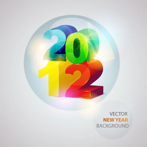 Vector new year background. — Stock Vector