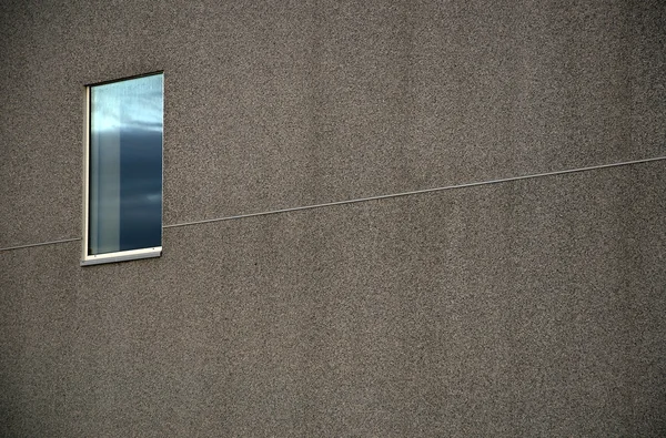 La ventana y la línea y la pared — Foto de Stock
