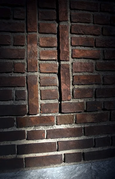 ヴィンテージの壁に影を付ける — ストック写真