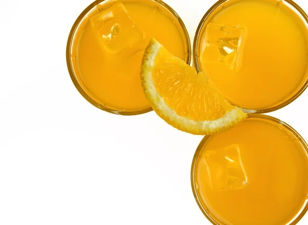 冷桔子汁κρύο χυμό πορτοκαλιού — 图库照片