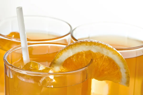 冷桔子汁κρύο χυμό πορτοκαλιού — 图库照片