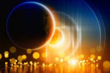 Abstract planet clipart