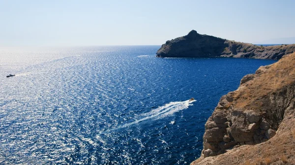 stock image Beautiful landscape with mountain and sea