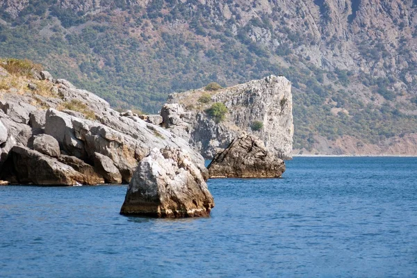 stock image Mountain, rocks and sea