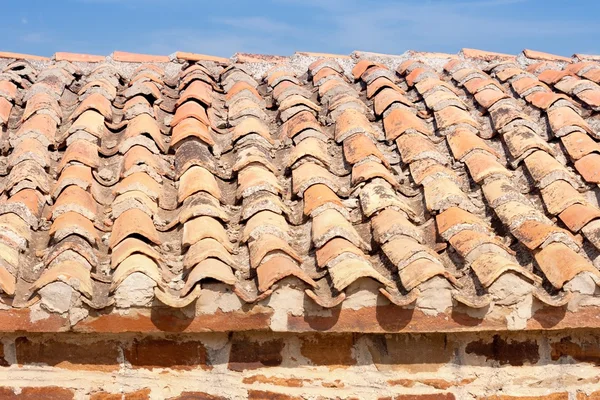 stock image Old roof tiles