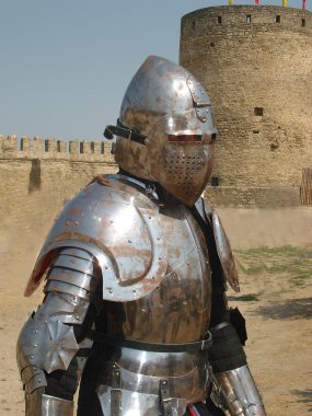 Medieval Knight.Portrait 2. clipart