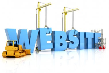 Web sitesi oluşturma, inşaat ve onarım altında