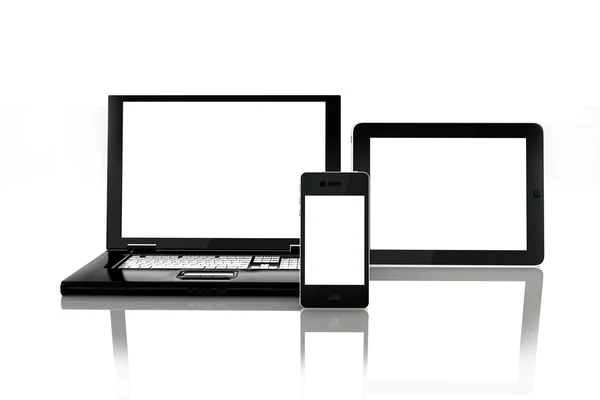 Blank electronic screens — Stock Photo, Image