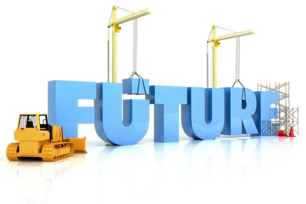 Gebouw uw toekomst concept — Stockfoto