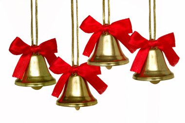 Christmas bells quartet clipart