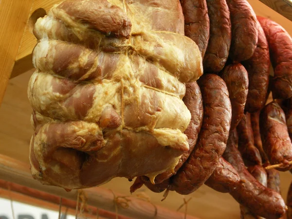 Gerookte vleesproducten — Stockfoto