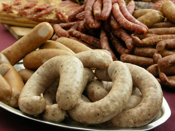 White sausage Stock Picture