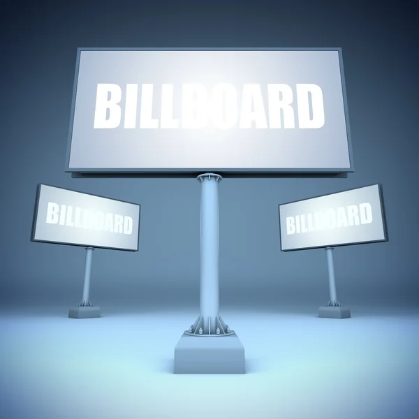 Blank template billboards. — Stock Photo, Image