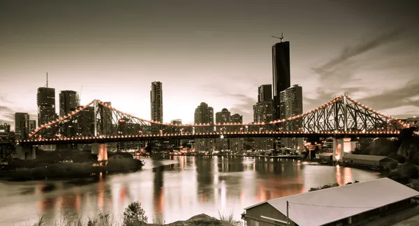 Ciudad de Brisbane Skyline — Foto de Stock