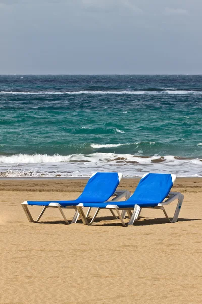 Солнечные кресла — стоковое фото