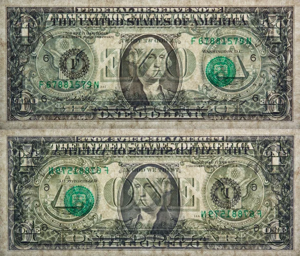 Een u.s.dollar — Stockfoto