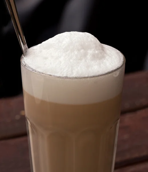 Macciato de café con leche — Foto de Stock