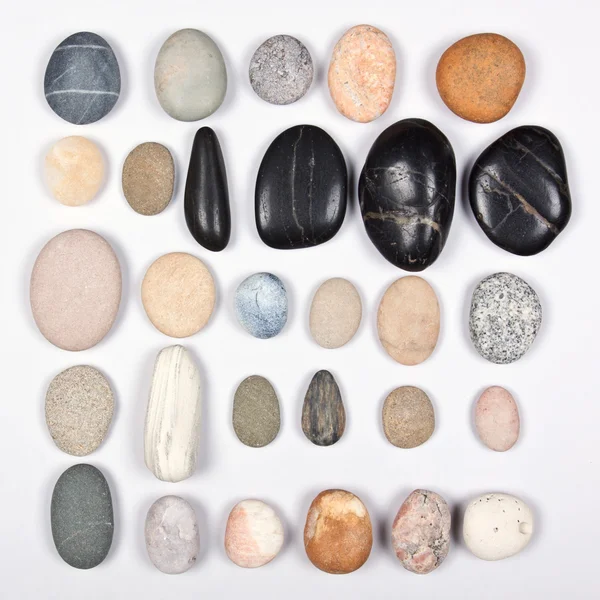 stock image Collection of pebbles