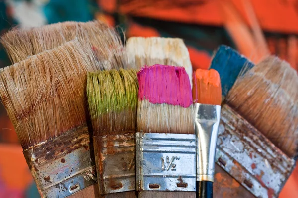 Brush and paint — Stock Photo, Image