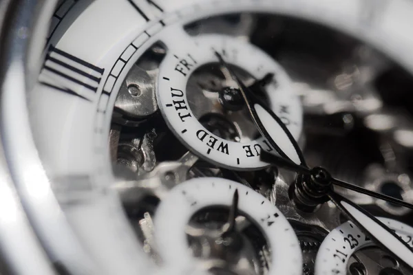 Horloge en klok-hand Stockfoto