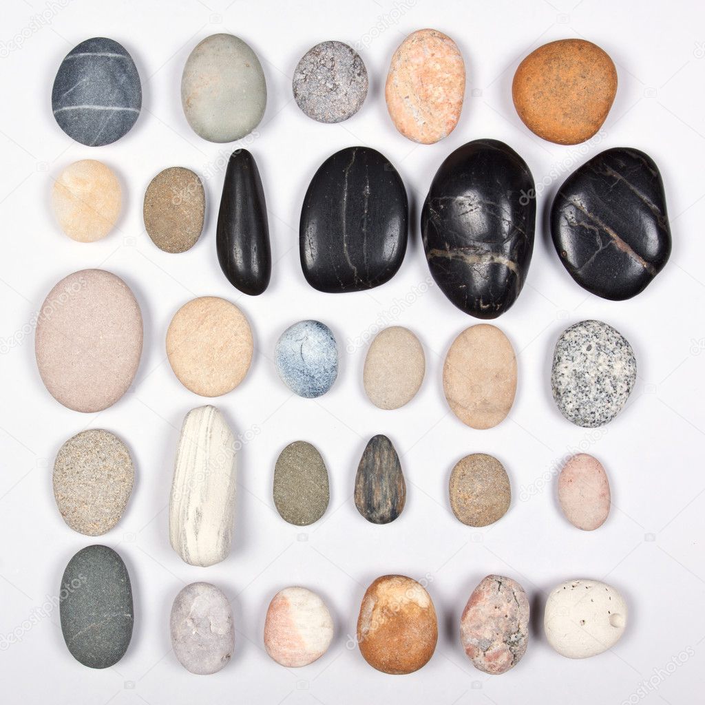 Collection of pebbles