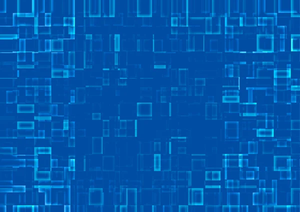 Fondo abstracto de azulejos de mosaico azul — Foto de Stock