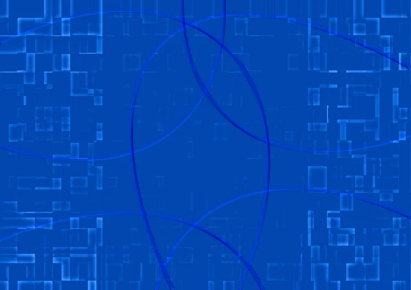 ブルー モザイク ・ タイルの抽象的な背景 — ストック写真