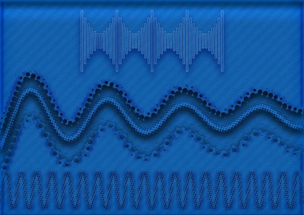 Tech wave background — Stock Photo, Image