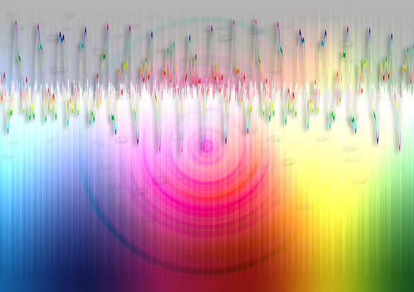 Абстрактный яркий красочный фон
