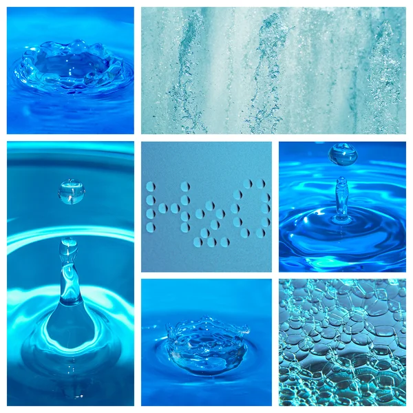 Collage d'eau Images De Stock Libres De Droits