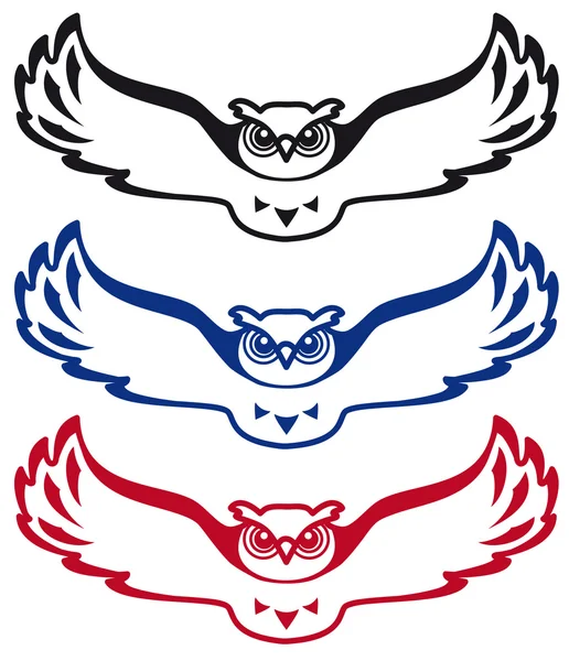 Logo sowa — Wektor stockowy