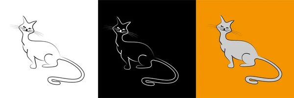 Niedliche Katze — Stockvektor