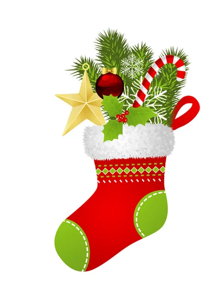 Κάλτσα των Χριστουγέννων — Διανυσματικό Αρχείο