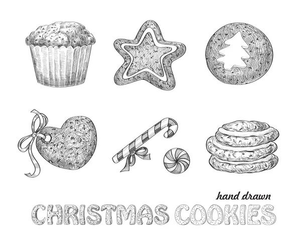 Biscuits de Noël — Image vectorielle
