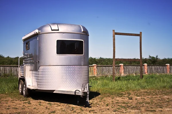 Trailer in the sunny day — Stock Photo, Image