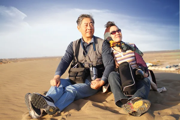 Explorando o deserto — Fotografia de Stock