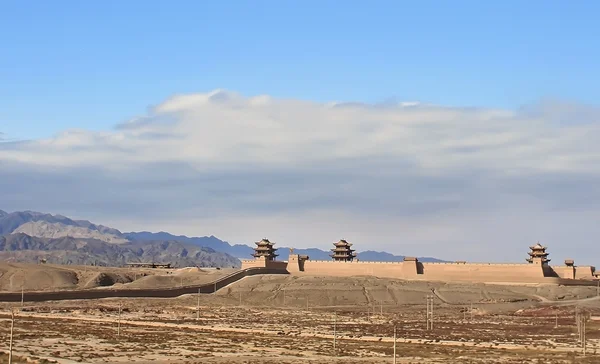 万里の長城の終了セクション — ストック写真