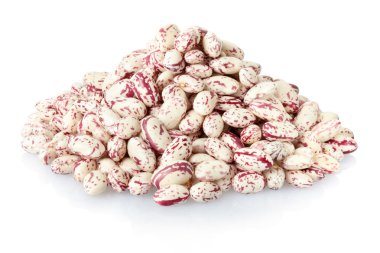 Beans heap isolated on white clipart