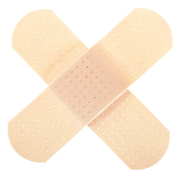 Beyaz izole bandaj — Stok fotoğraf
