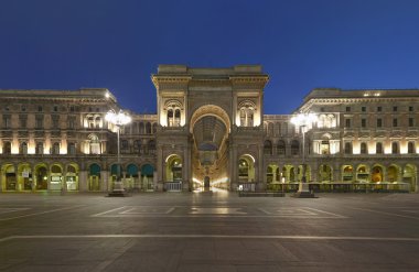 Milan, Vittorio Emanuele II gallery, Italy clipart