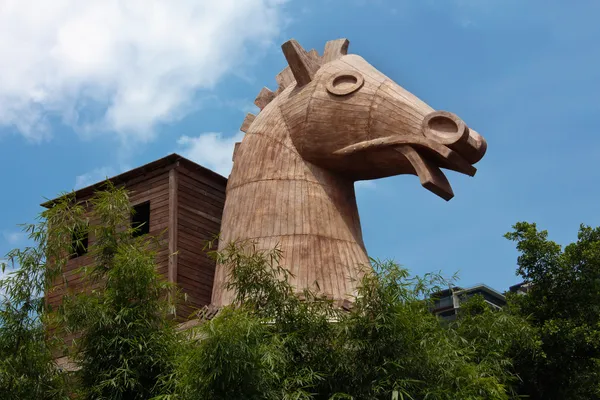 Trojansk häst Stockbild