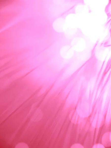 粉红色的纤维光学 — 图库照片