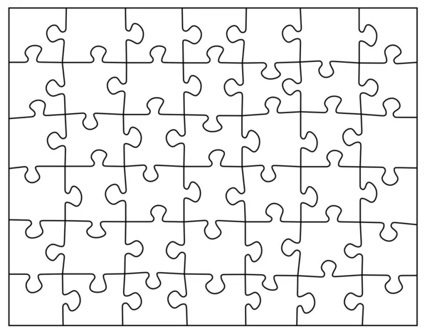 Rompecabezas vacío — Archivo Imágenes Vectoriales
