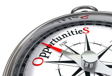 Opportunities concpept compass clipart