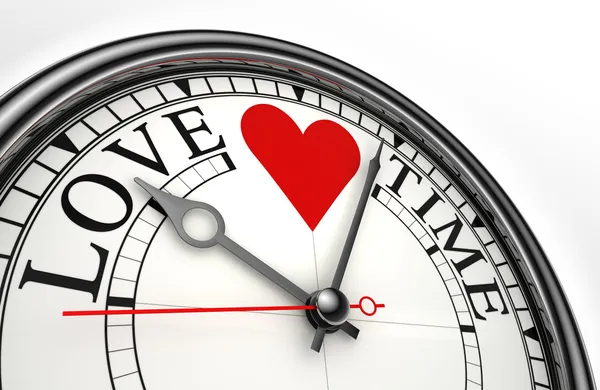 Relógio conceito tempo amor — Fotografia de Stock