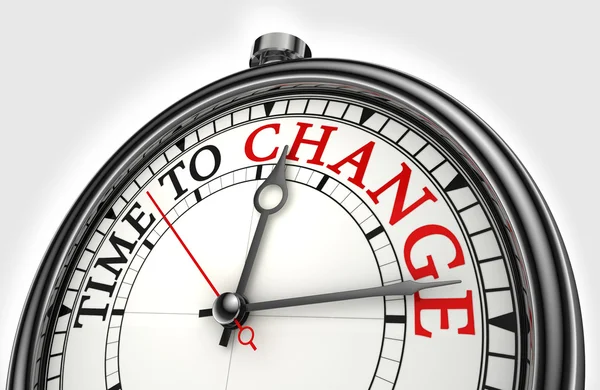 Time to change concept clock — Stock Photo, Image