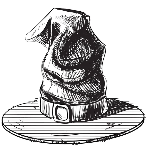 Хэллоуинская волшебная шляпа — стоковый вектор